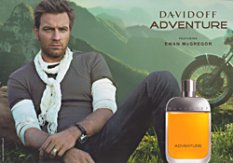 Ewan McGregor for Davidoff Adventure fragrance