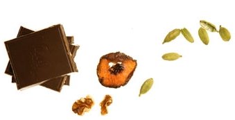 Vosges Calindia chocolate bar