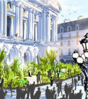 Guerlain jungle in Paris