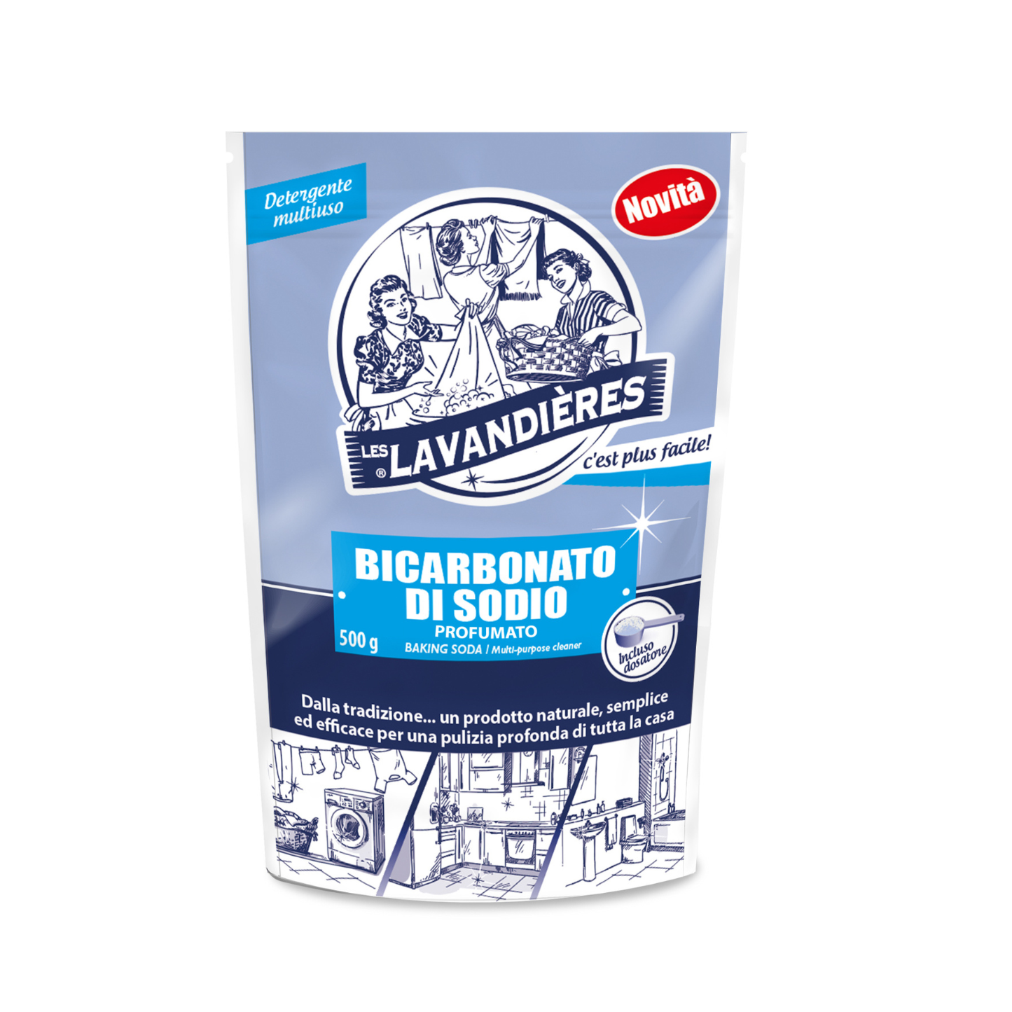 Bicarbonato di Sodio Profumato - Les Lavandières - 500g