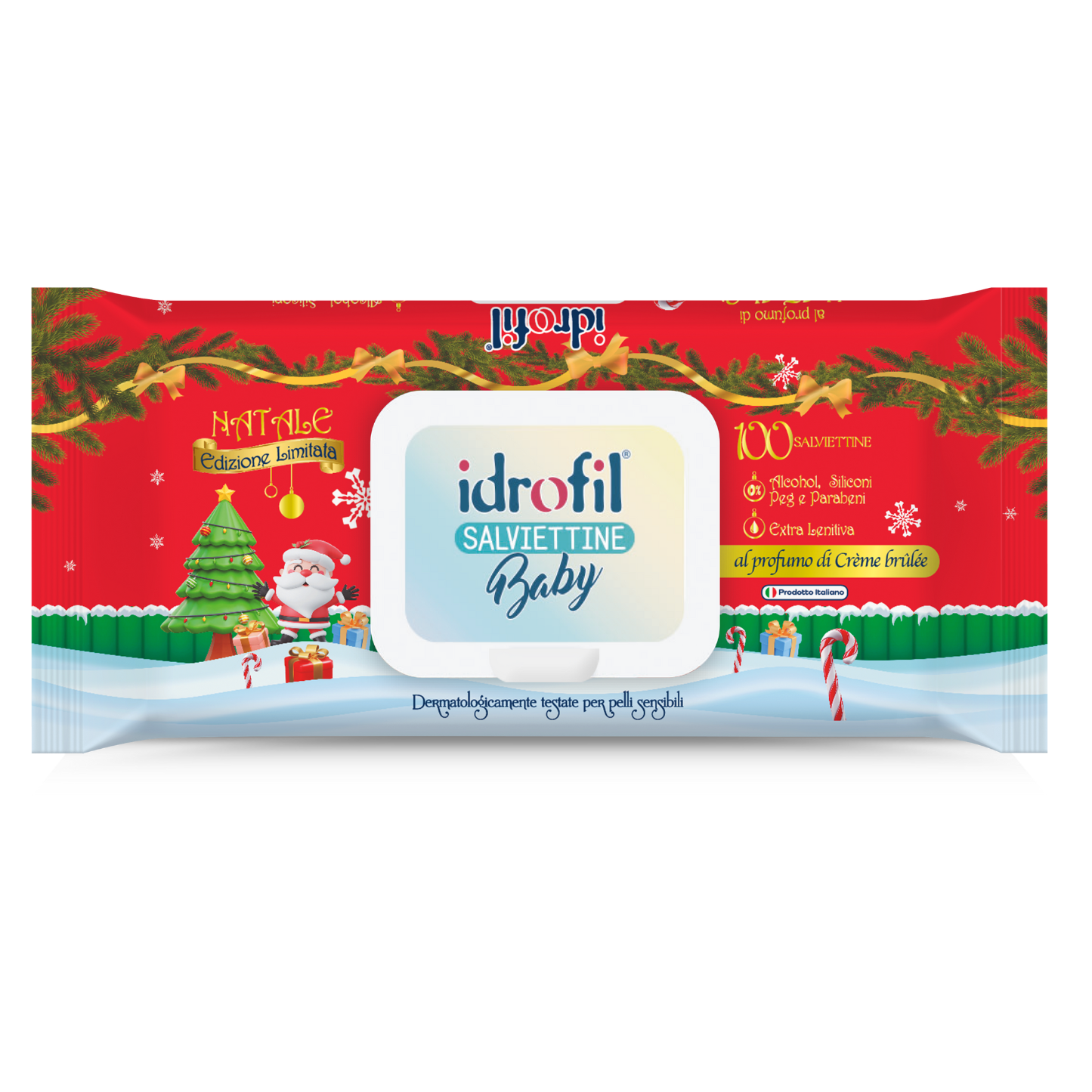 Salviettine Baby - Idrofil - 100pz - Limited Edition: Profumo di Natale