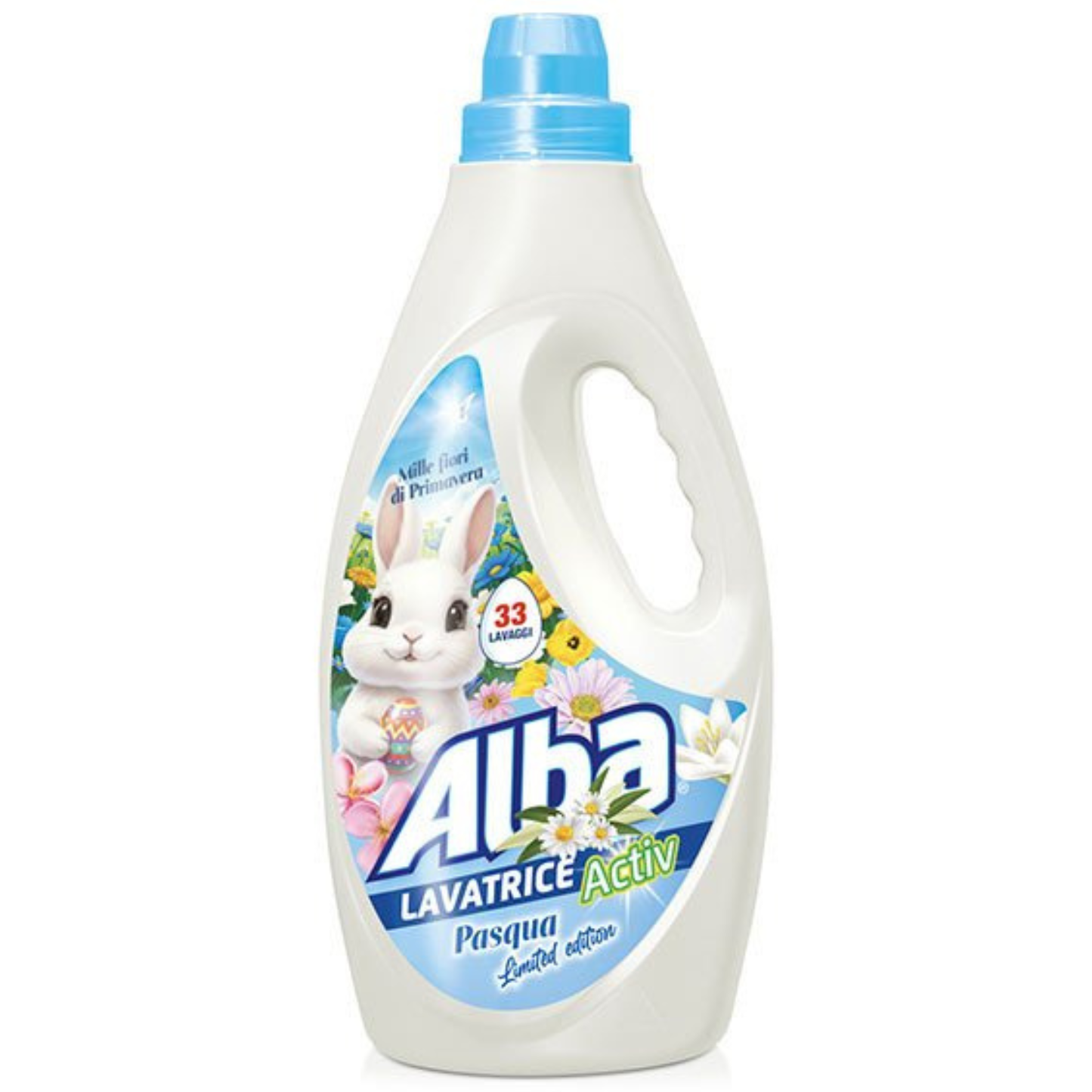 Detergente Lavatrice - Alba Activ - Limited Edition Pasqua: Mille Fiori di Primavera - 33lav - 1,850lt
