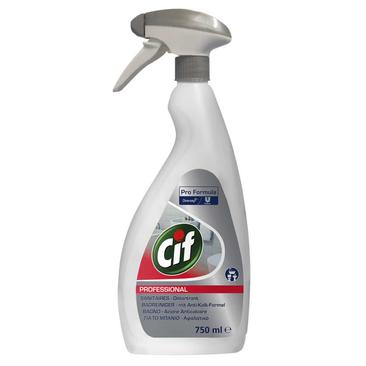 Detergente Bagno Anticalcare - Cif - Professional - 750ml