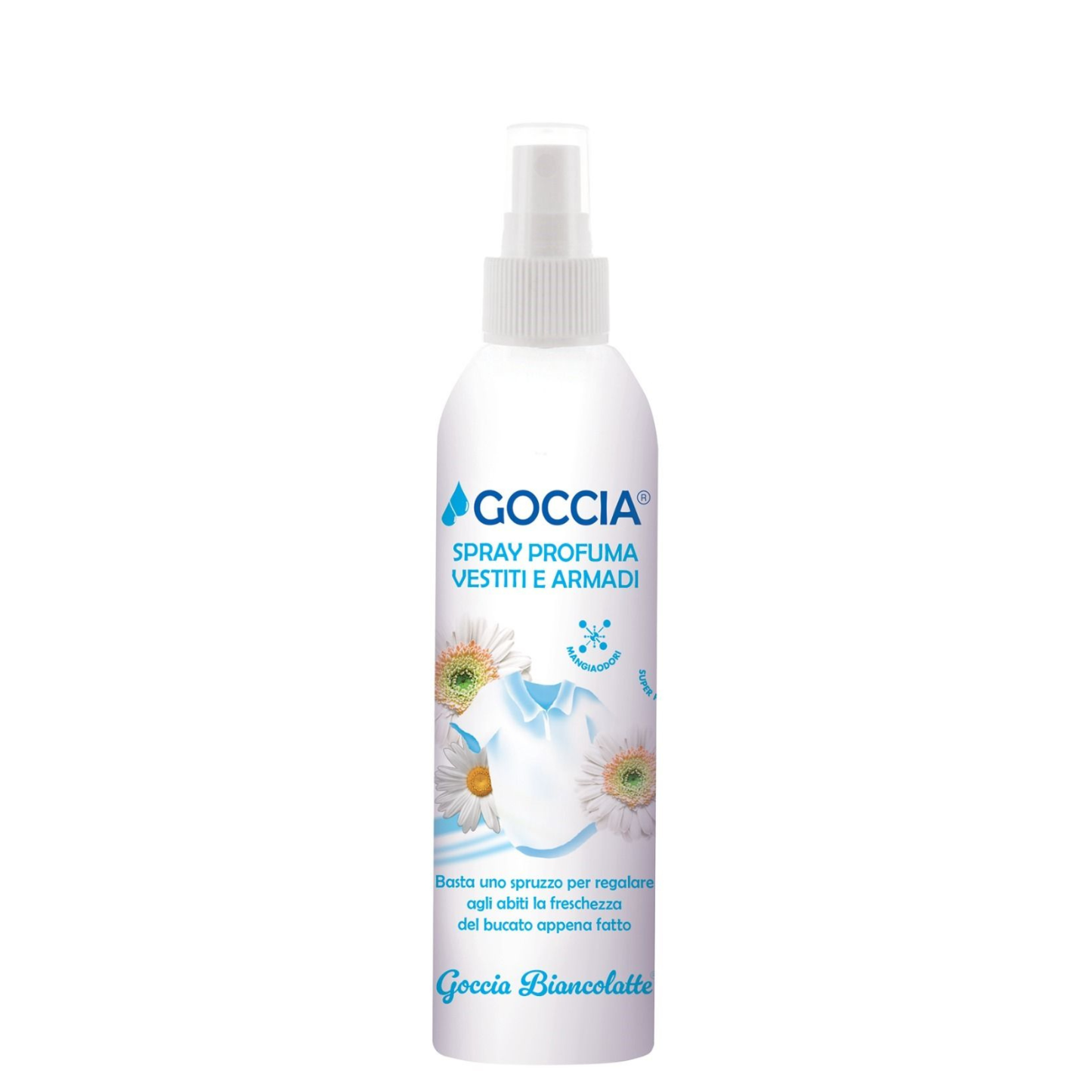 Profumatore Spray Vestiti - Goccia Biancolatte - 250ml