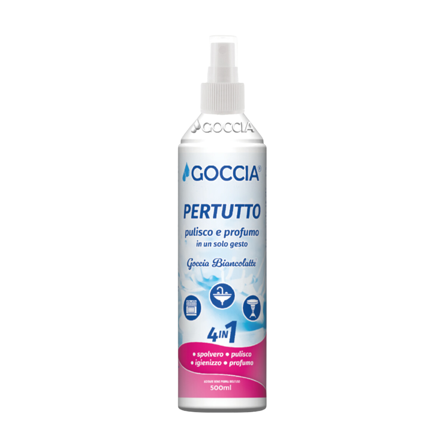 Pulitore Multiuso - Goccia Biancolatte - Pertutto - 500ml