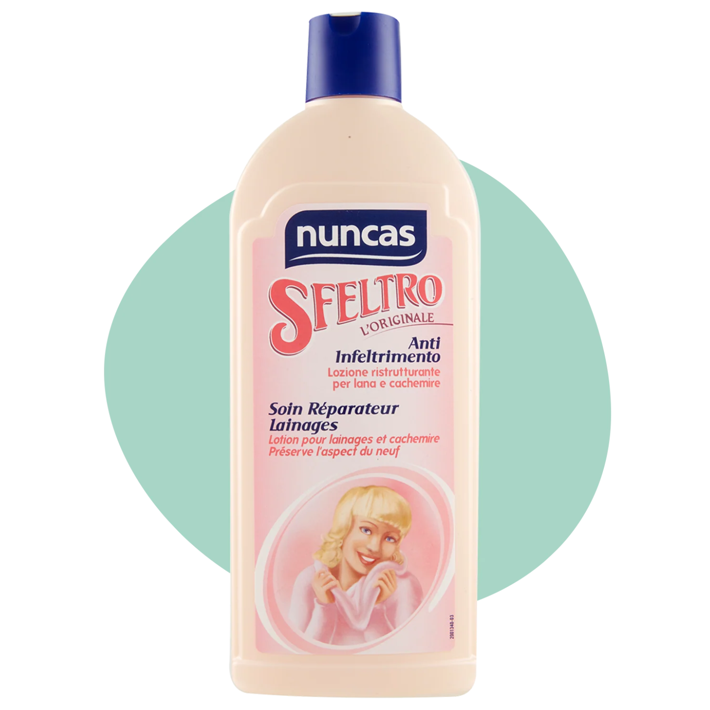 Lozione Ristrutturante Lana e Cashmere - Nuncas - Sfeltro - 500ml