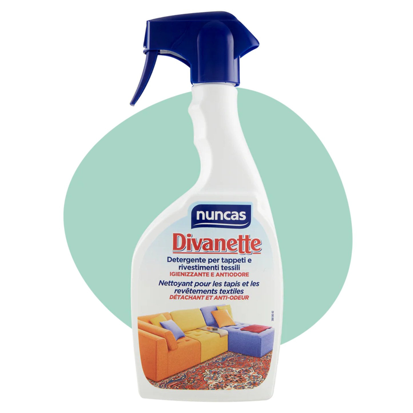 Detergente per Tappeti e Tessili - Nuncas - Divanette - 500ml