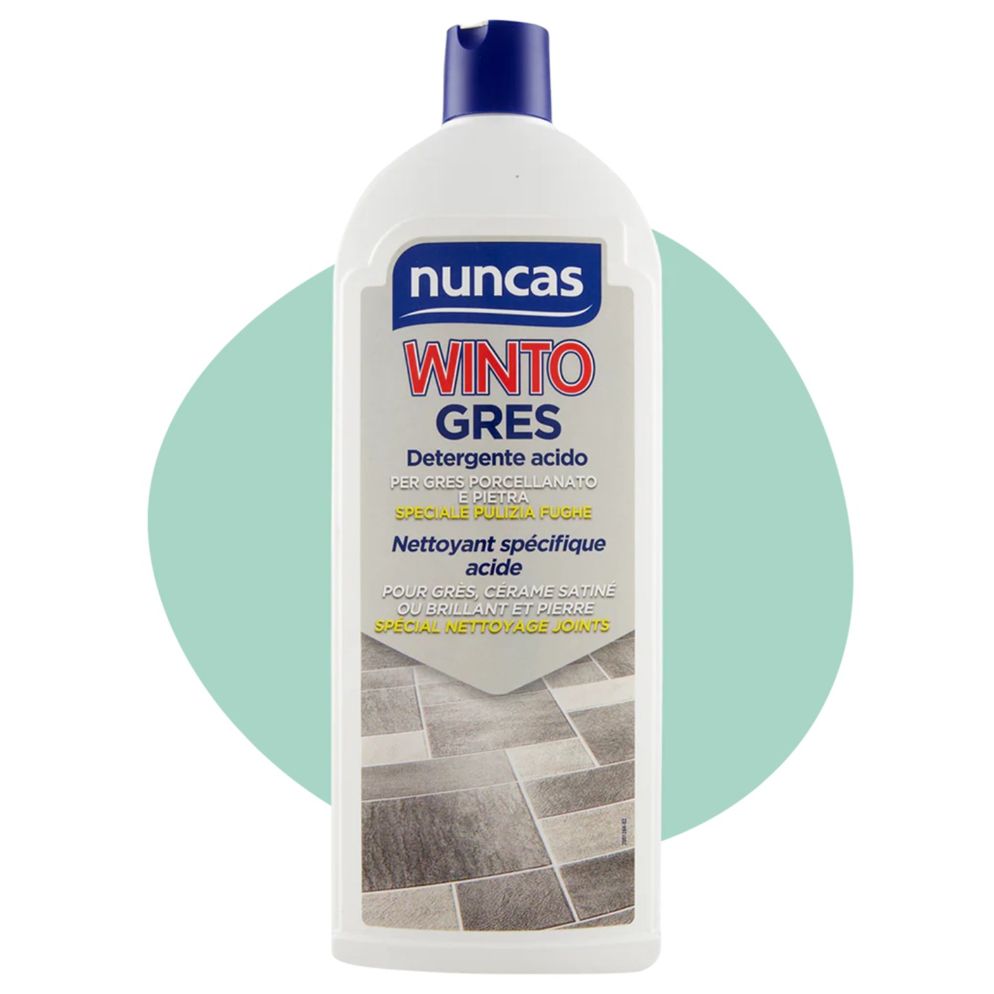Detergente Acido per Gres e Pietra - Nuncas - Winto Gres - 1lt