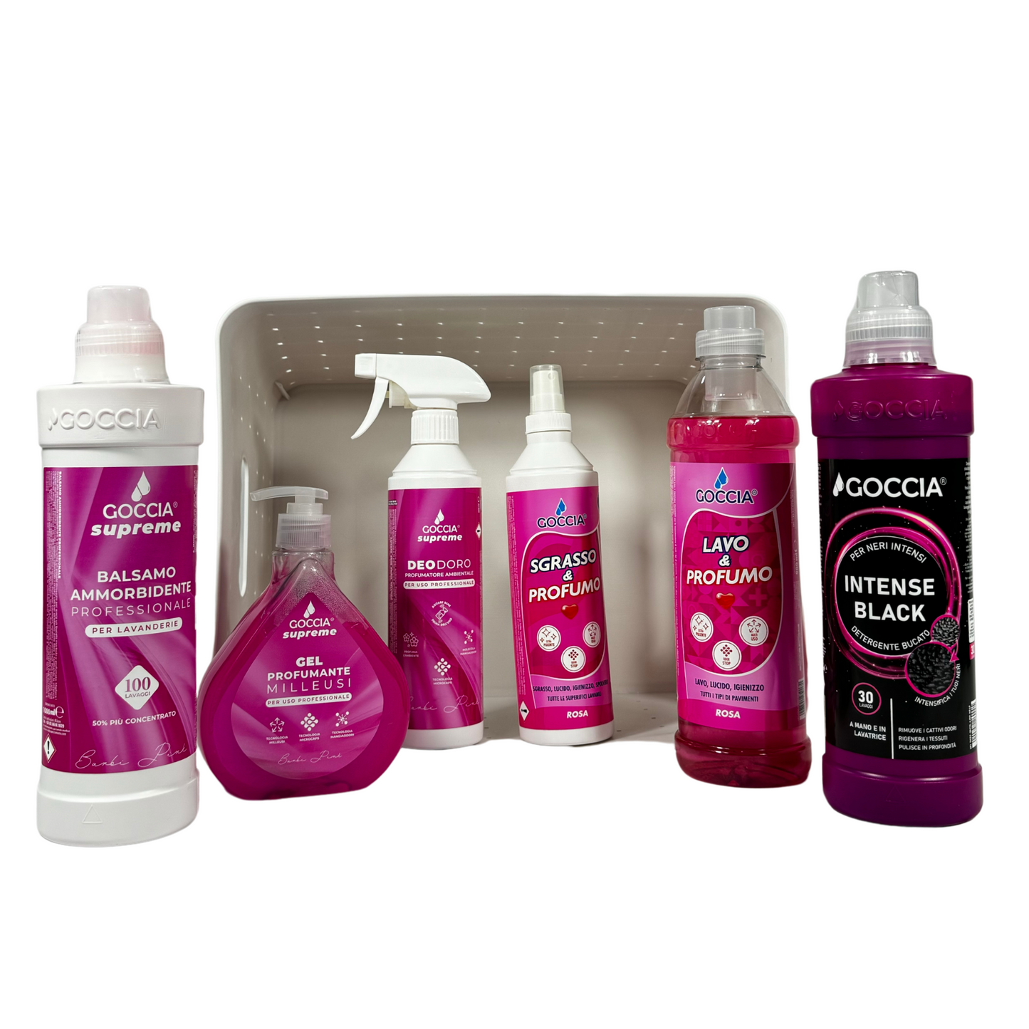 Cesto Regalo - Prodotti Goccia - Barbie Pink