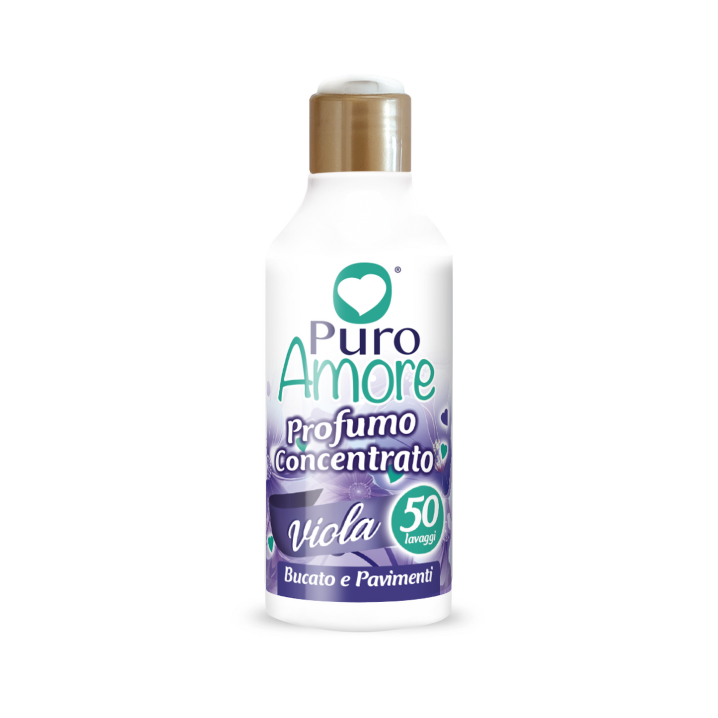 Profumo Concentrato Bucato e Pavimenti - Puro Amore - 50 lav - Varie Fragranze