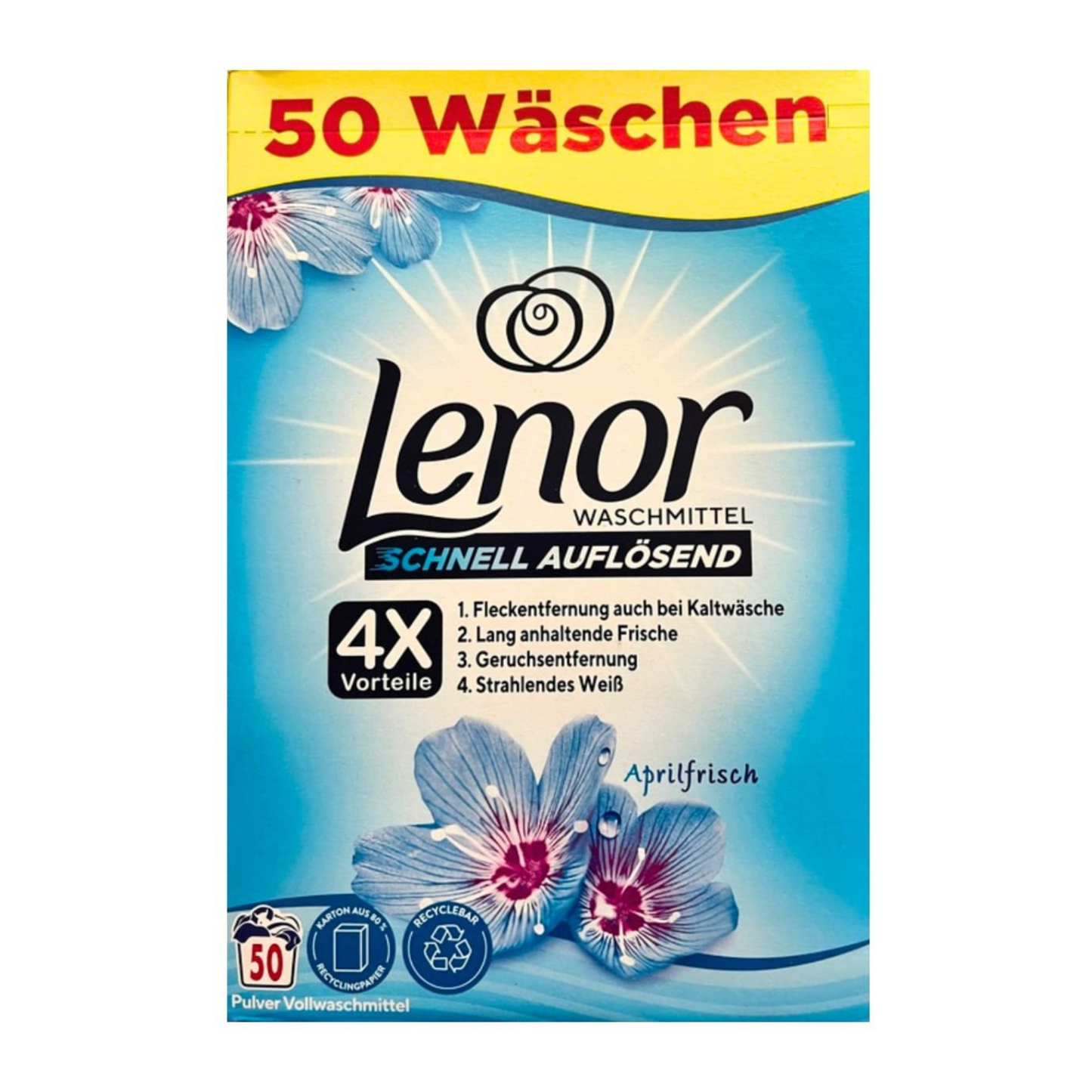 Detersivo in Polvere - Lenor - 50lav - 3kg - Risveglio Primaverile