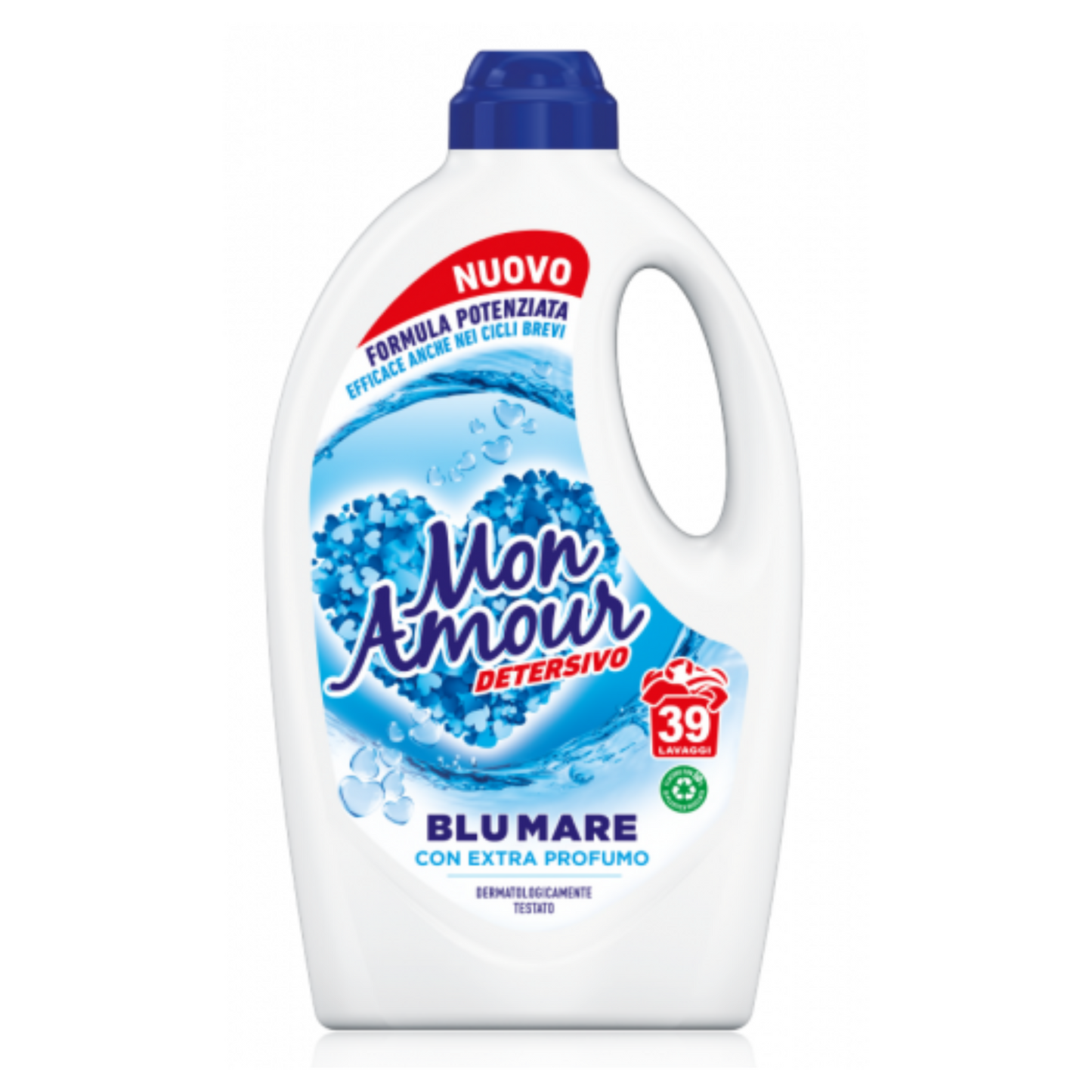 Detergente Lavatrice - Mon Amour Felce Azzurra - 1,6 LT - Varie Fragranze