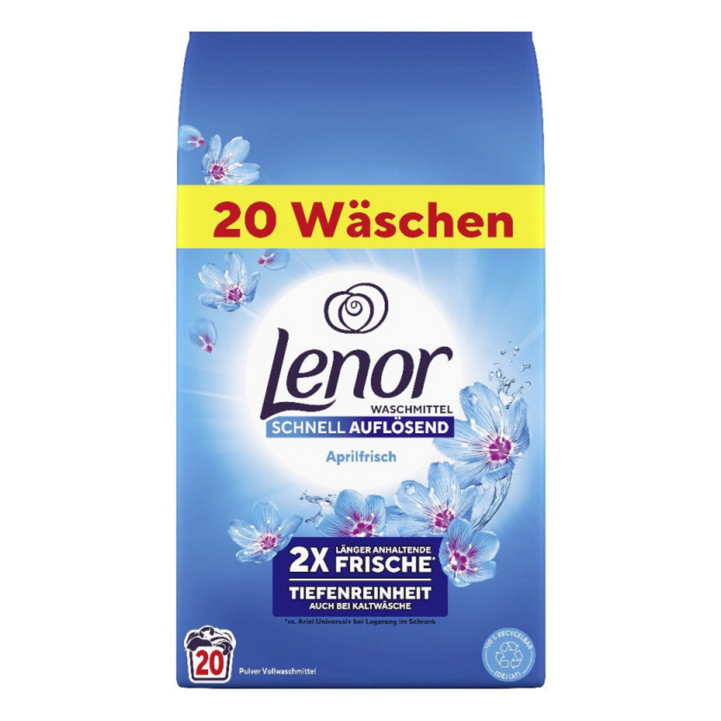 Detersivo Polvere Lavatrice - Lenor - 20lav - 1,2KG - Varie Fragranze