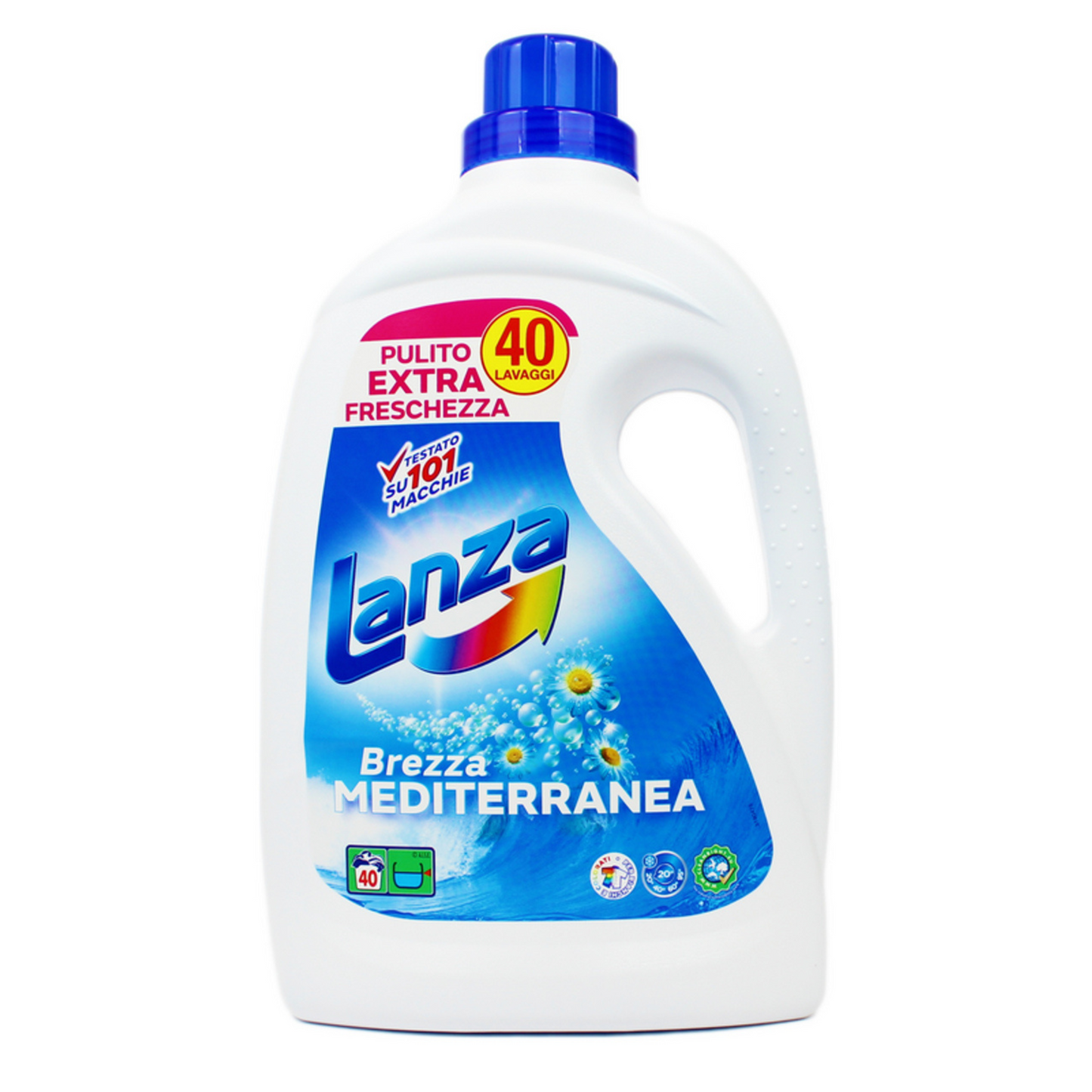 Detersivo Lavatrice - Lanza - 2lt - 40 lav - Brezza Mediterranea