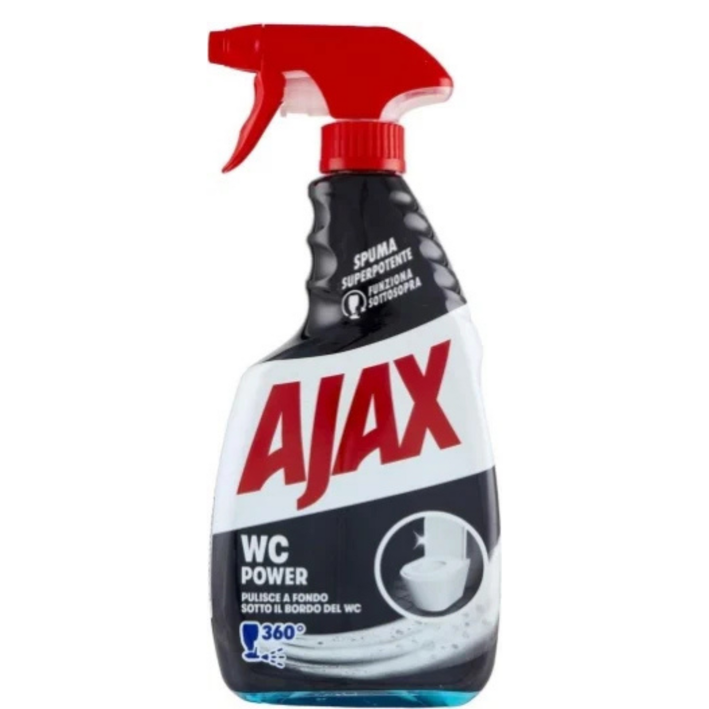 Spuma WC Power Spray - Ajax - 600ml - Funziona Sottosopra