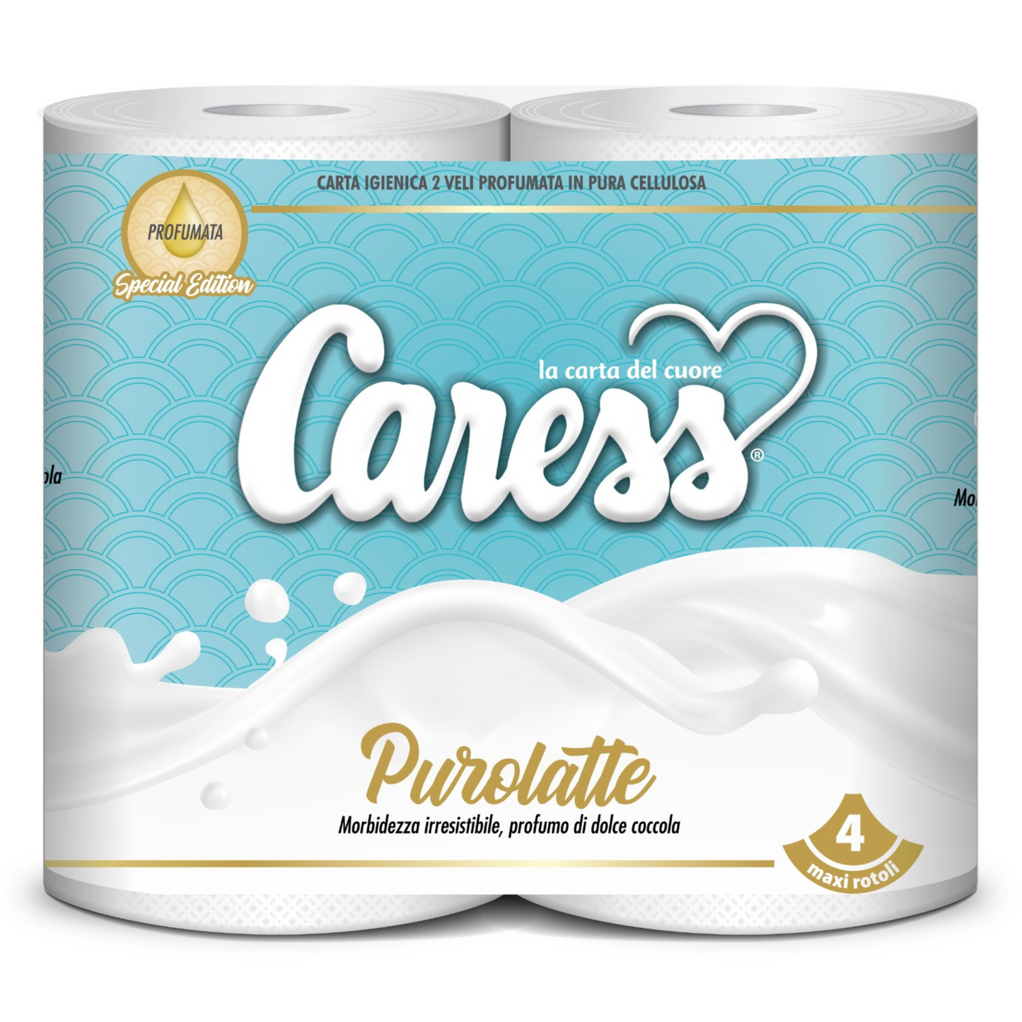 Carta Igienica - Caress - x4 - Purolatte