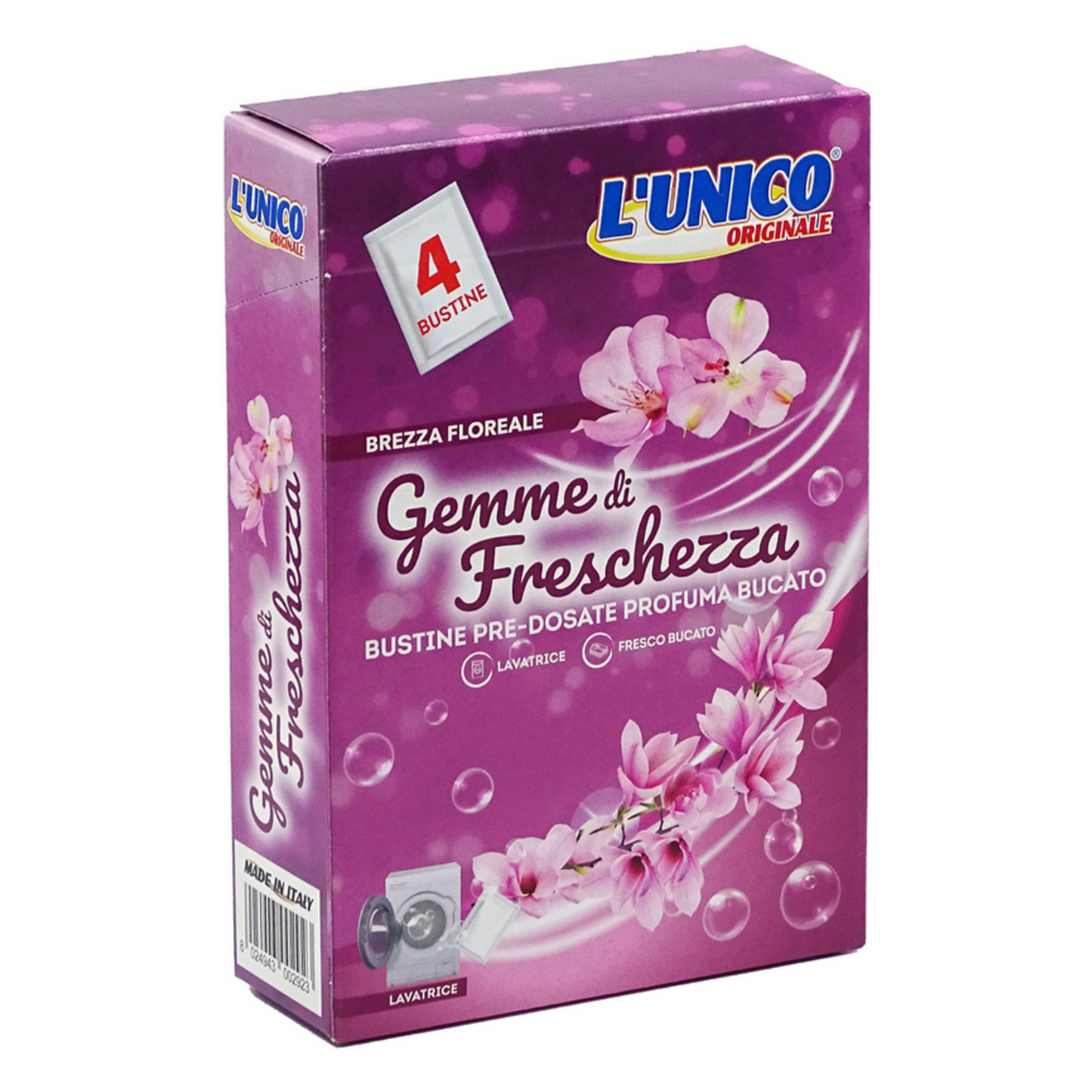 Bustine Pre Dosate Profuma Bucato - L'unico - Gemme di Freschezza - Varie Fragranze