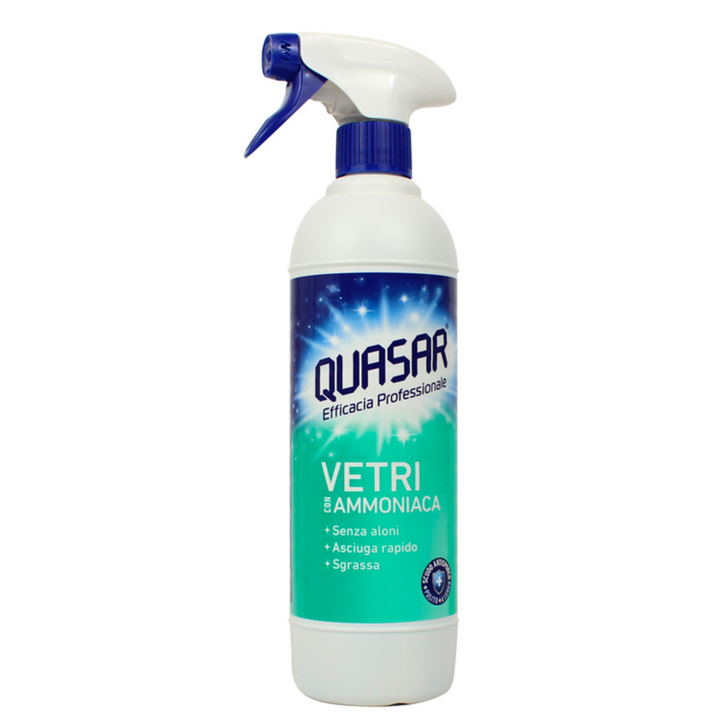 Detergente Vetri Spray con Ammoniaca - Quasar - 680ml