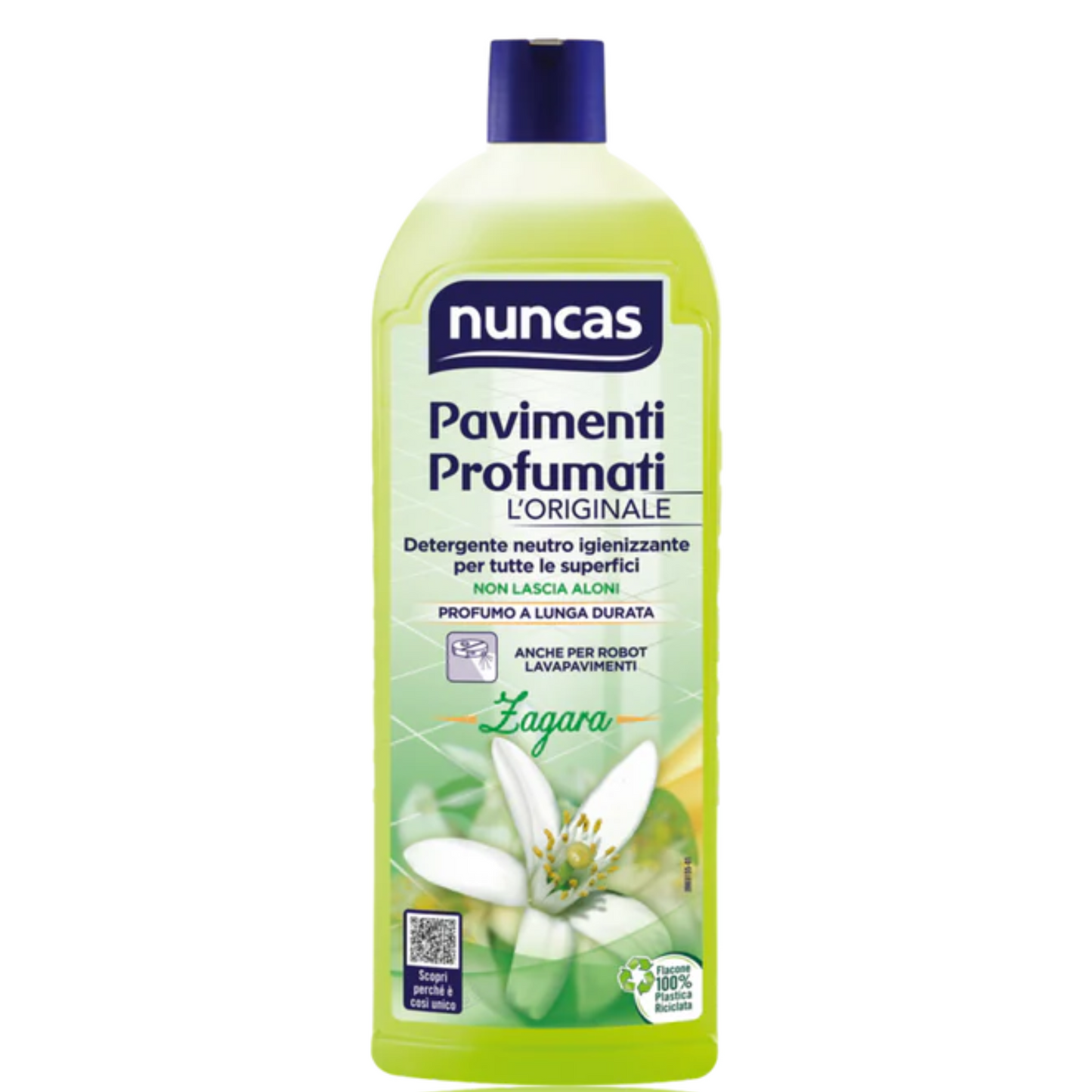 Detergente Pavimenti Neutro Igienizzante - Nuncas - 1LT - Varie Fragranze