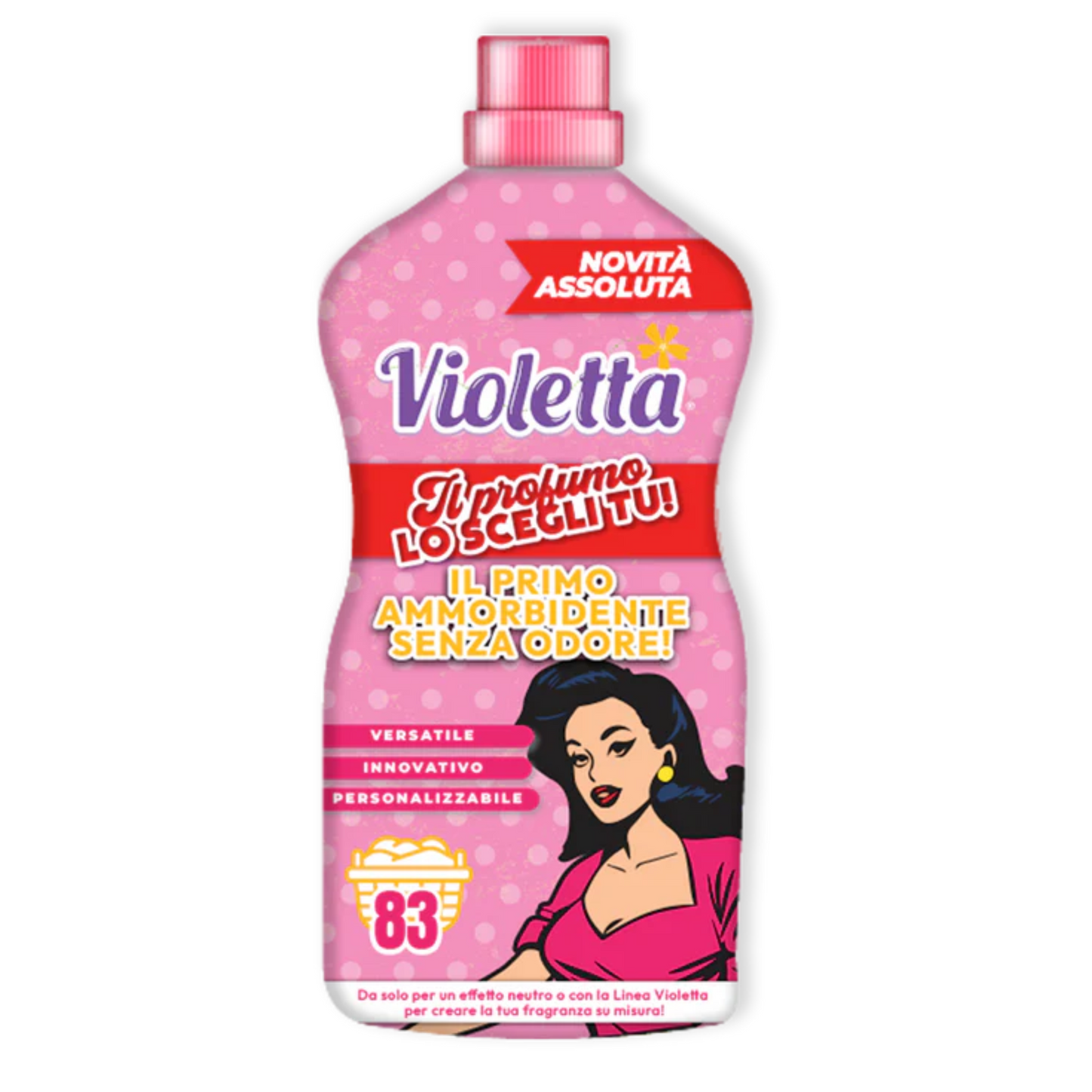 Ammorbidente Inodore - Violetta - 83 lav - 1,494lt
