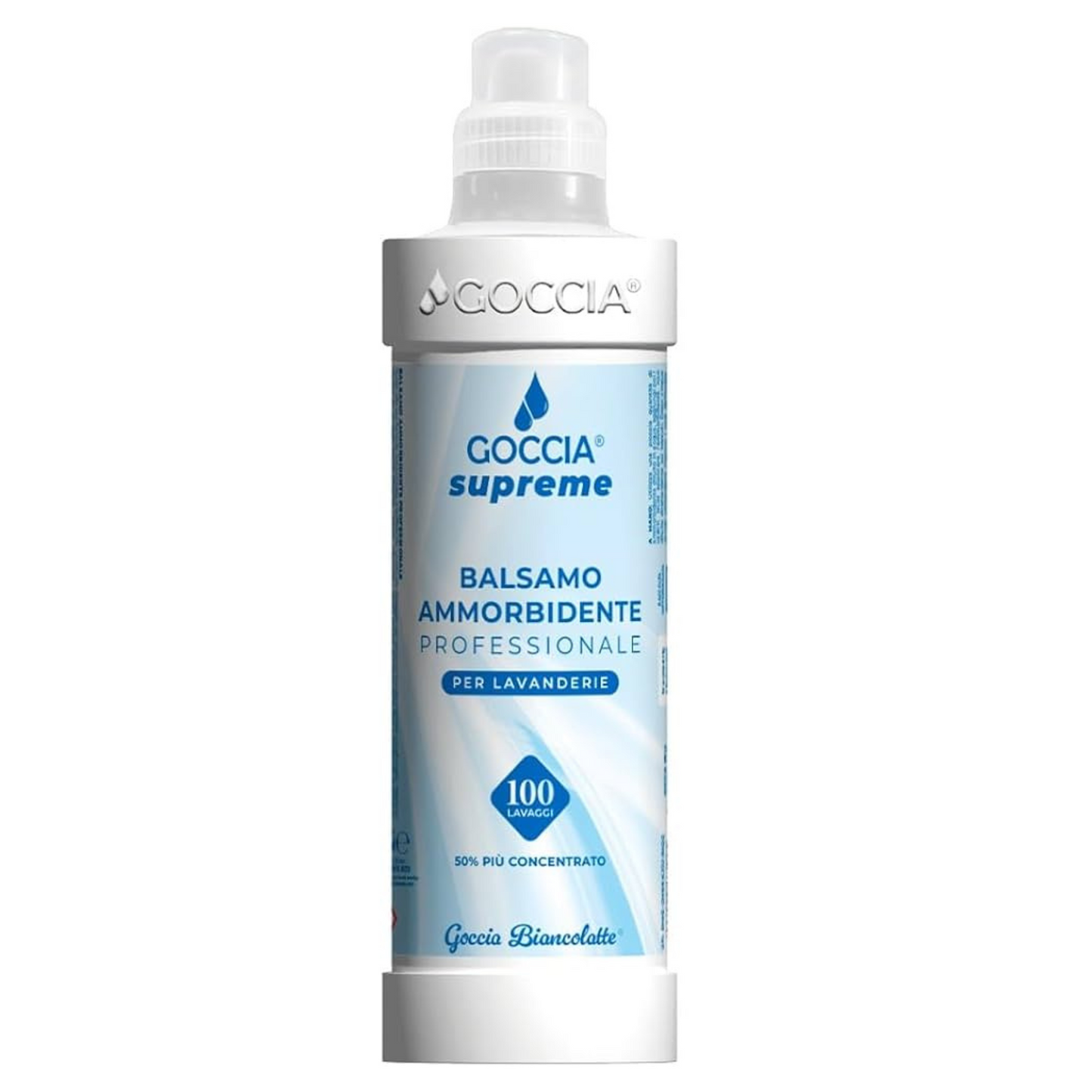 Ammorbidente - Goccia supreme - Biancolatte - 1 lt - 100 lav