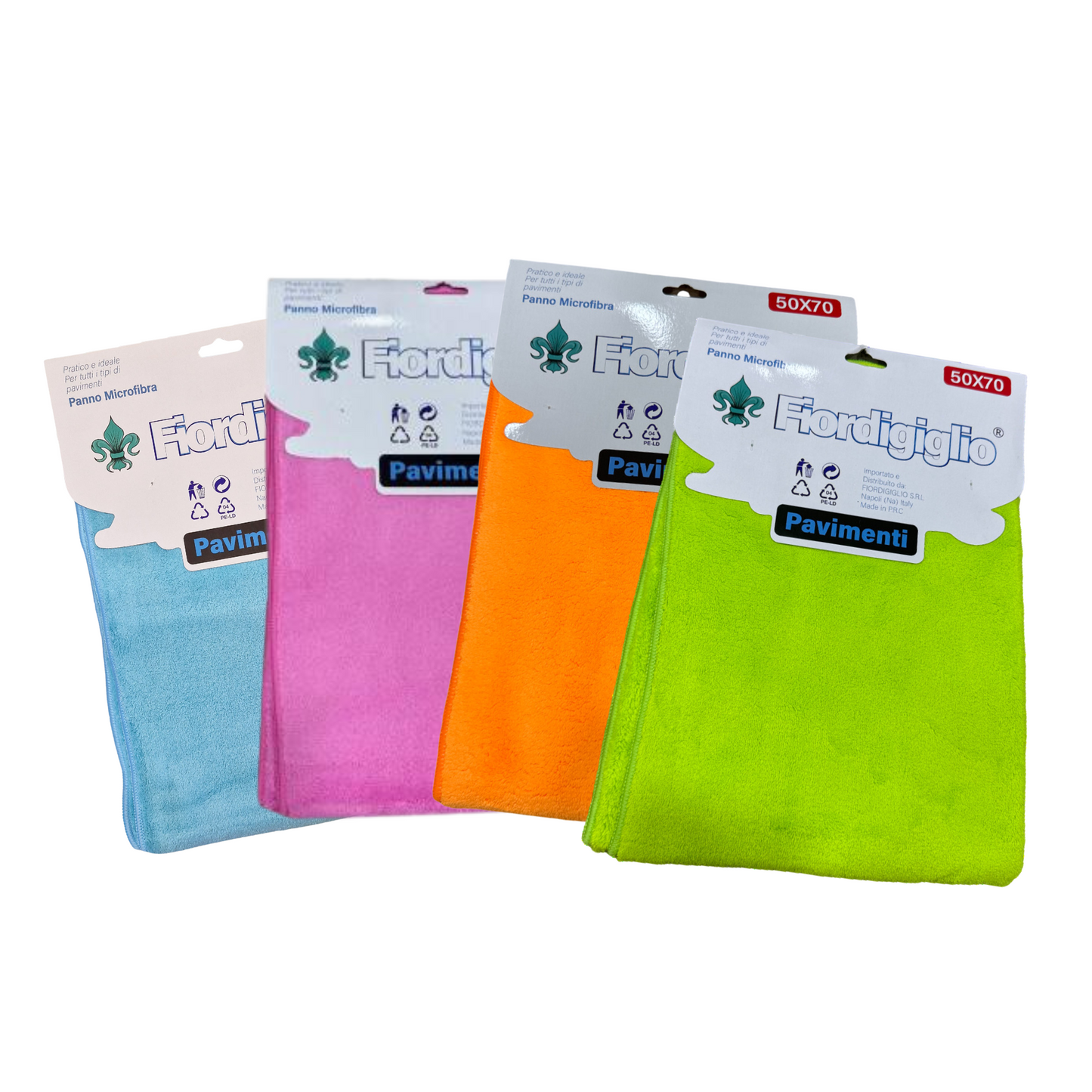 Panno Microfibra Pavimenti - Fior di Giglio - 50x70 cm