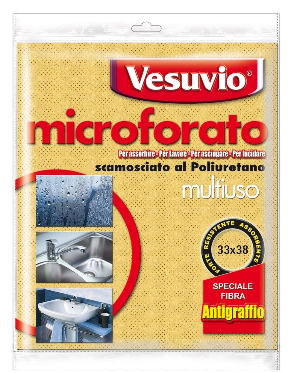 Panno Scamosciato Microforato - Vesuvio - 33x38