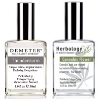 Demeter Thunderstorm & Cannabis Flower fragrances