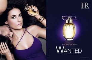 Helena Rubinstein Wanted advert with Demi Moore