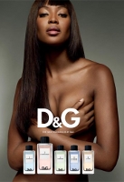 Model Naomi Campbell for D&G L'Imperatrice 3 perfume