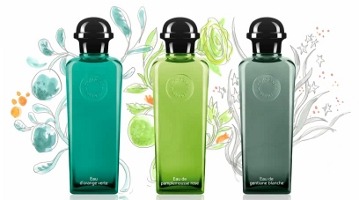 Hermes Eau de Pamplemousse Rose & Eau de Gentiane Blanche colognes