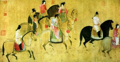 Zhang Xuan, Spring Outing of the Tang Court