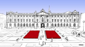 Kenzo poppies in Toulouse, France1