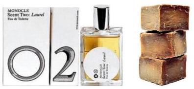 Comme des Garçons Monocle Scent Two: Laurel and aleppo soaps