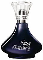 Fergie Outspoken perfume for Avon, fragrance bottle
