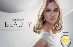 Calvin Klein Beauty advert with Diane Kruger