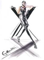 Jean Paul Gaultier, sketch for Fall Winter 2009 Ready-to-Wear collection