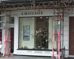 Amouage London boutique, store exterior
