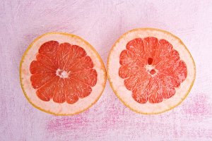 Pink grapefruit