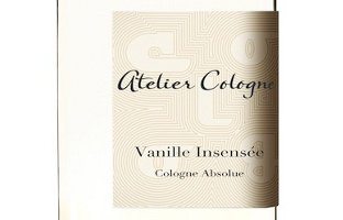 Up for grabs: Atelier Cologne Vanille Insensee