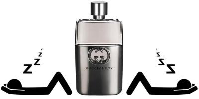 Gucci Guilty Pour Homme + sleeping men
