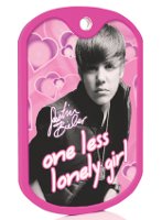 Justin Bieber dog tags