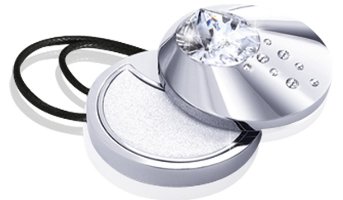 Swarovski Aura Crystal Drops Sparkling Solid Perfume Jewel