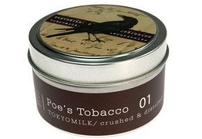 Tokyo Milk travel candle tin, Poe's Tobacco