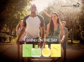 Usain Bolt for Puma Green, Puma Yellow