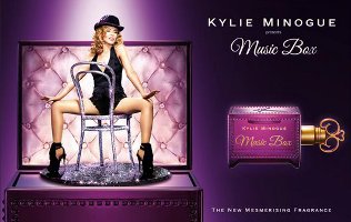 Kylie Minogue Music Box perfume advert