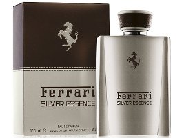 Ferrari Silver Essence fragrance packaging