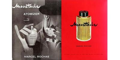 Rochas Moustache vintage adverts