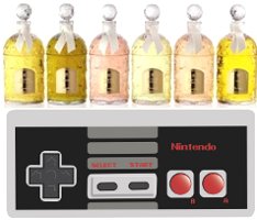 Guerlain Les Parisiennes + NES controller