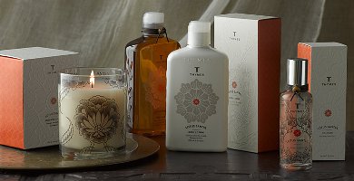 Thymes Lotus Santal fragrance range